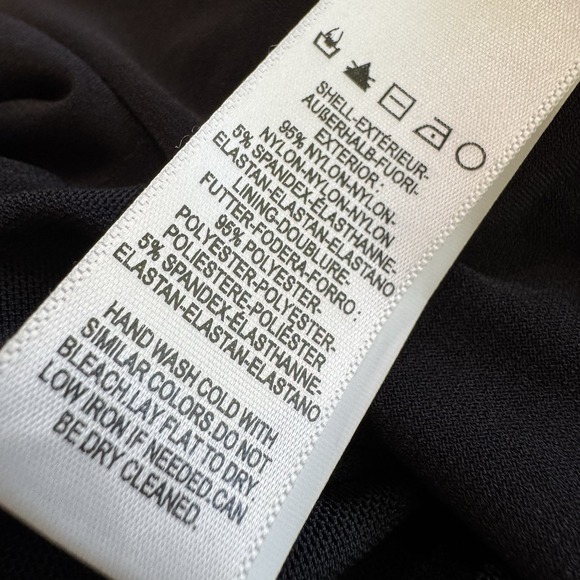 Dress The Population Ruched Strapless Midi Dress Medium Bodycon Black - Picture 15 of 16